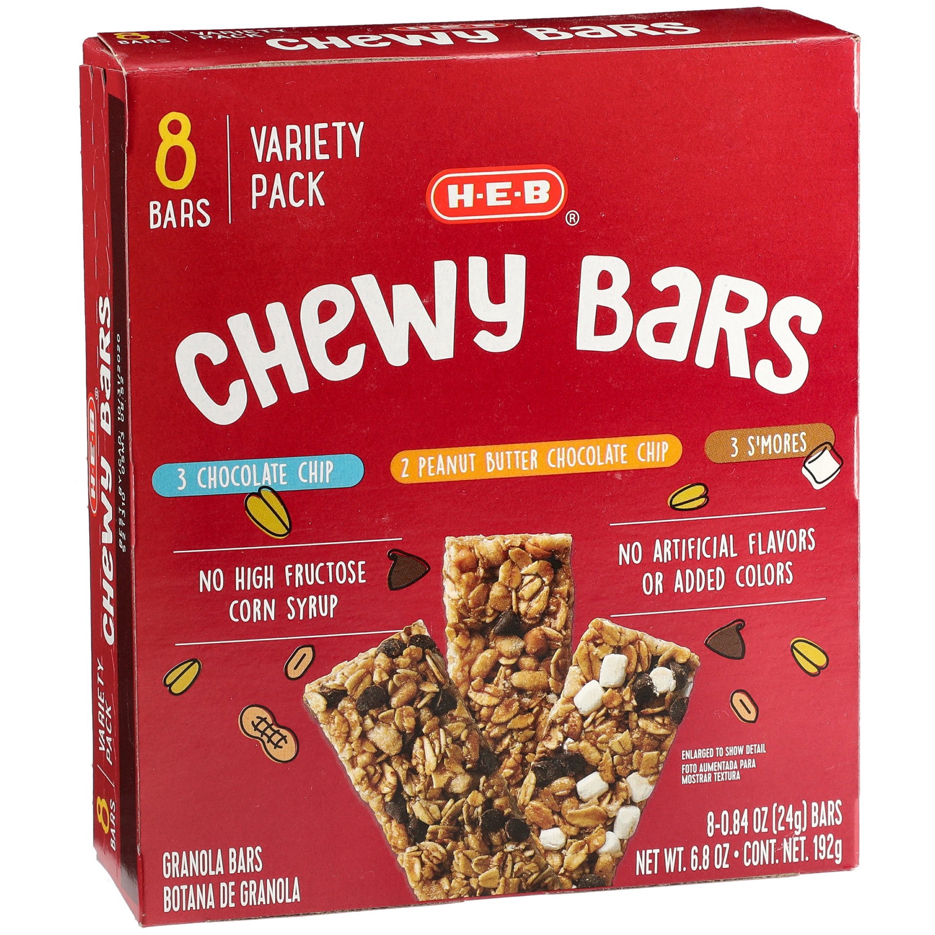 slide 1 of 1, H-B Chewy Variety Pack Granola Bars - 8 ct, 8 ct