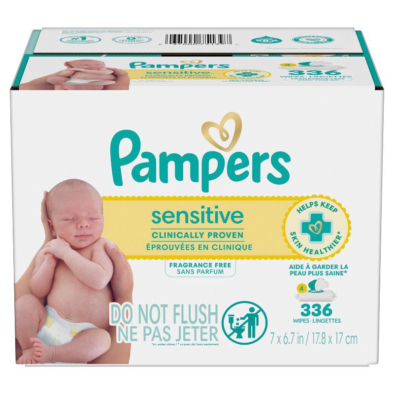 slide 16 of 16, Pampers Sensitive Baby Wipes - 336ct, 336 ct