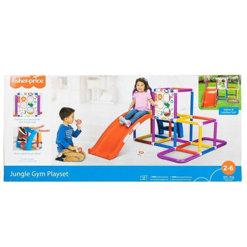 slide 2 of 12, Fisher-Price Climbing Jungle Gym Play Set with Toss Game, 1 ct