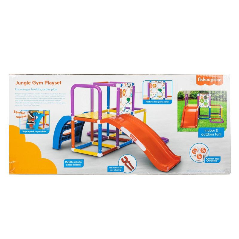 slide 12 of 12, Fisher-Price Climbing Jungle Gym Play Set with Toss Game, 1 ct