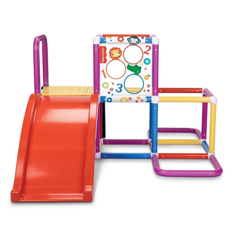 slide 6 of 12, Fisher-Price Climbing Jungle Gym Play Set with Toss Game, 1 ct
