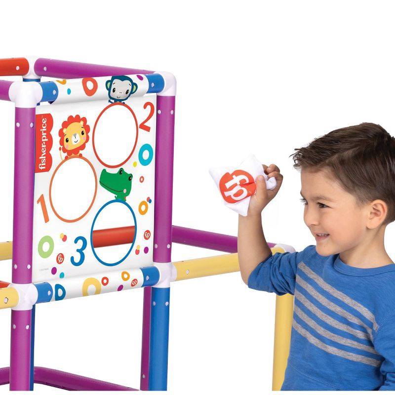 slide 7 of 12, Fisher-Price Climbing Jungle Gym Play Set with Toss Game, 1 ct