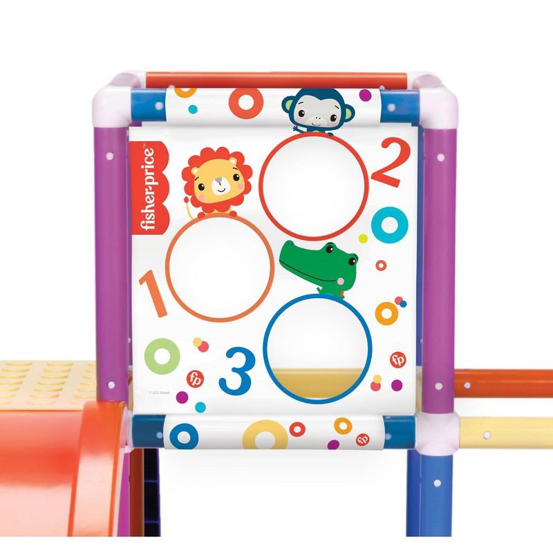 slide 8 of 12, Fisher-Price Climbing Jungle Gym Play Set with Toss Game, 1 ct