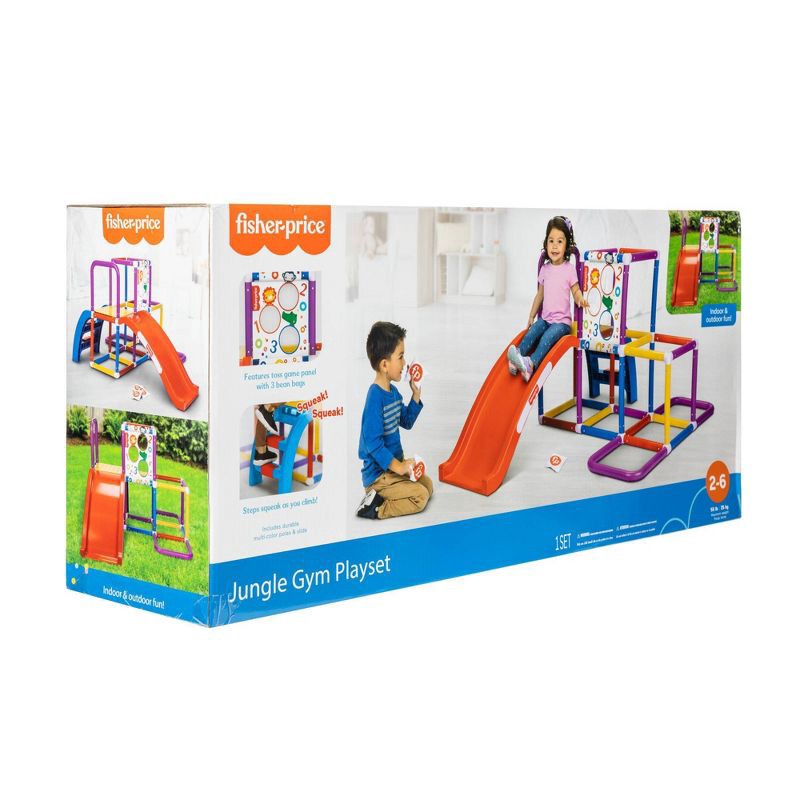 slide 10 of 12, Fisher-Price Climbing Jungle Gym Play Set with Toss Game, 1 ct