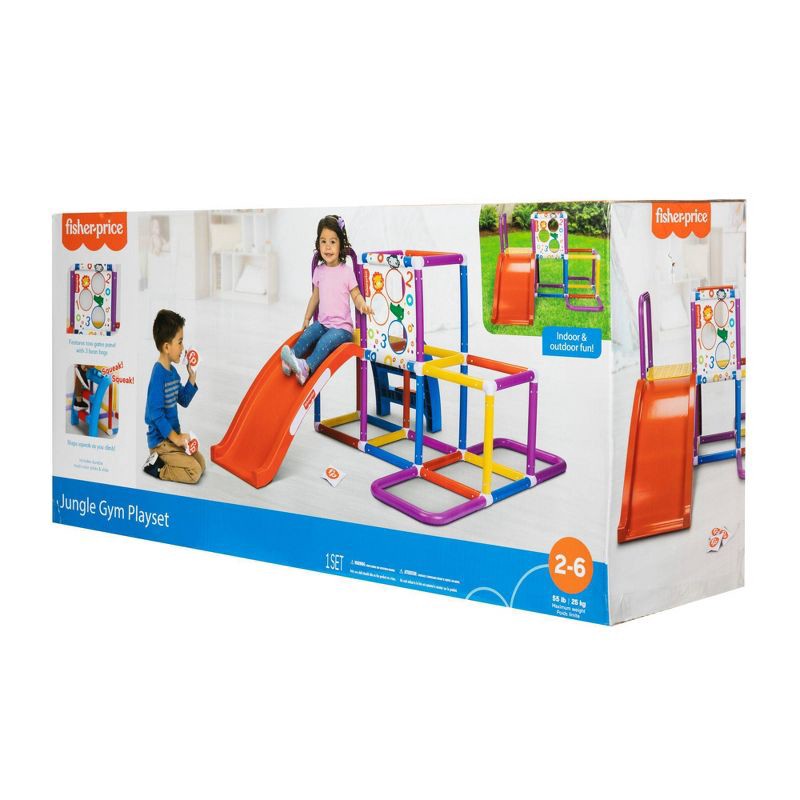 slide 11 of 12, Fisher-Price Climbing Jungle Gym Play Set with Toss Game, 1 ct