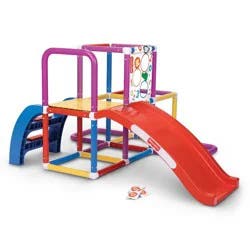 Fisher-Price Climbing Jungle Gym Play Set with Toss Game