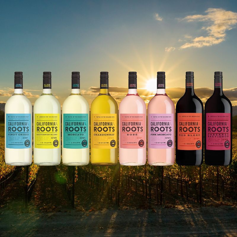 slide 4 of 7, Pink Moscato - 1.5L Bottle - California Roots™, 1.5 liter