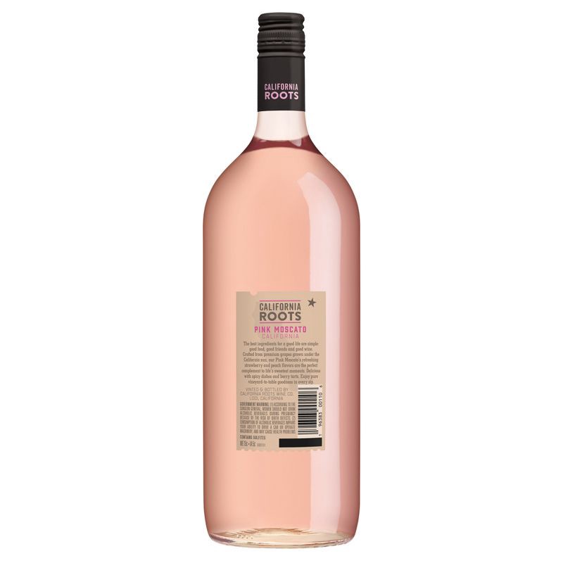 slide 7 of 7, Pink Moscato - 1.5L Bottle - California Roots™, 1.5 liter