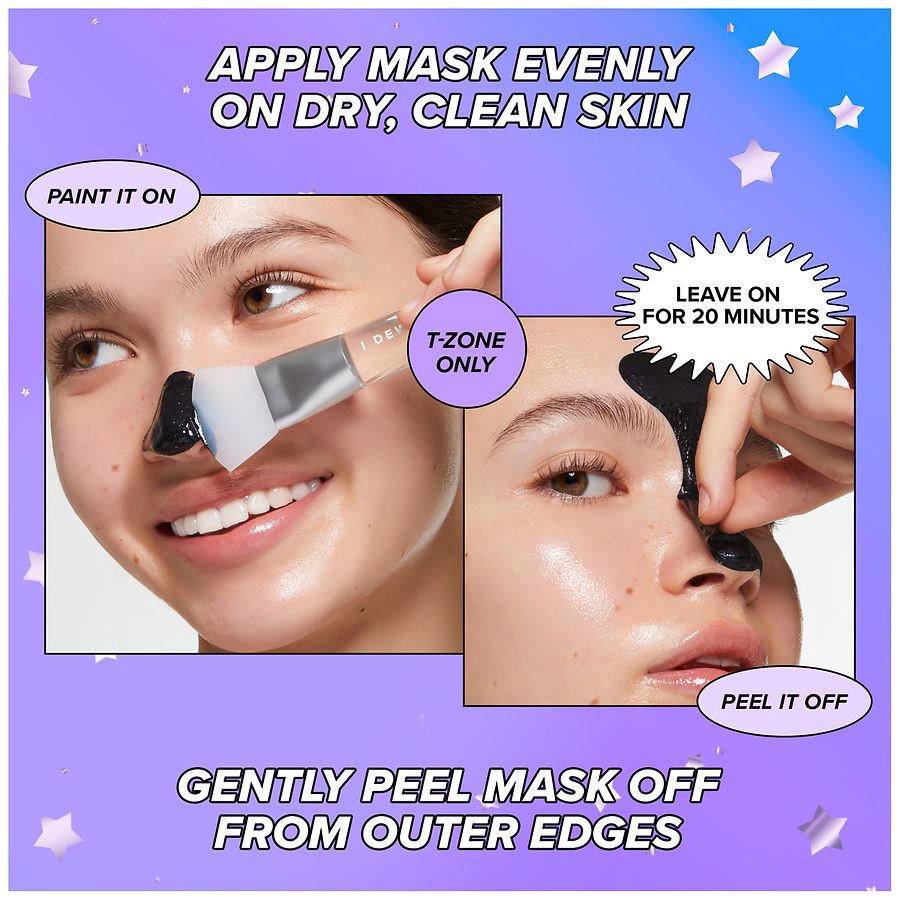 slide 3 of 4, I Dew Care Space Kitten Exfoliating Charcoal Peel-Off Mask (T-Zone) 2.70 fl oz, 2.7 fl oz