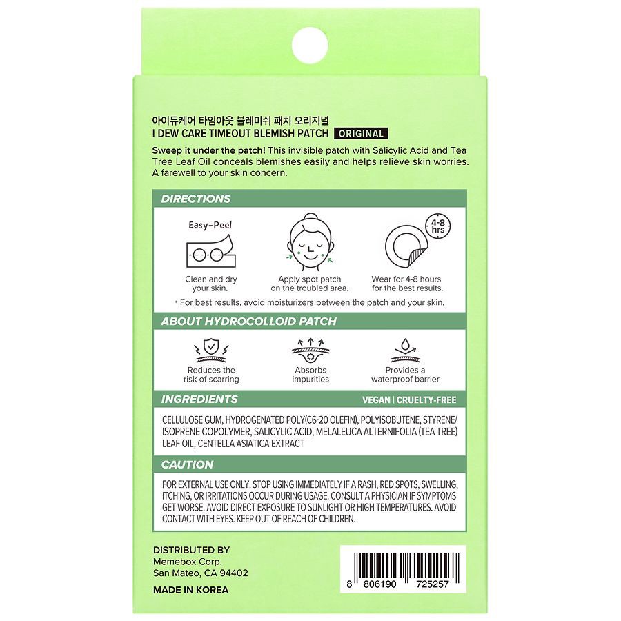 slide 2 of 3, I Dew Care Original Timeout Blemish Patch 36 ea, 36 ct