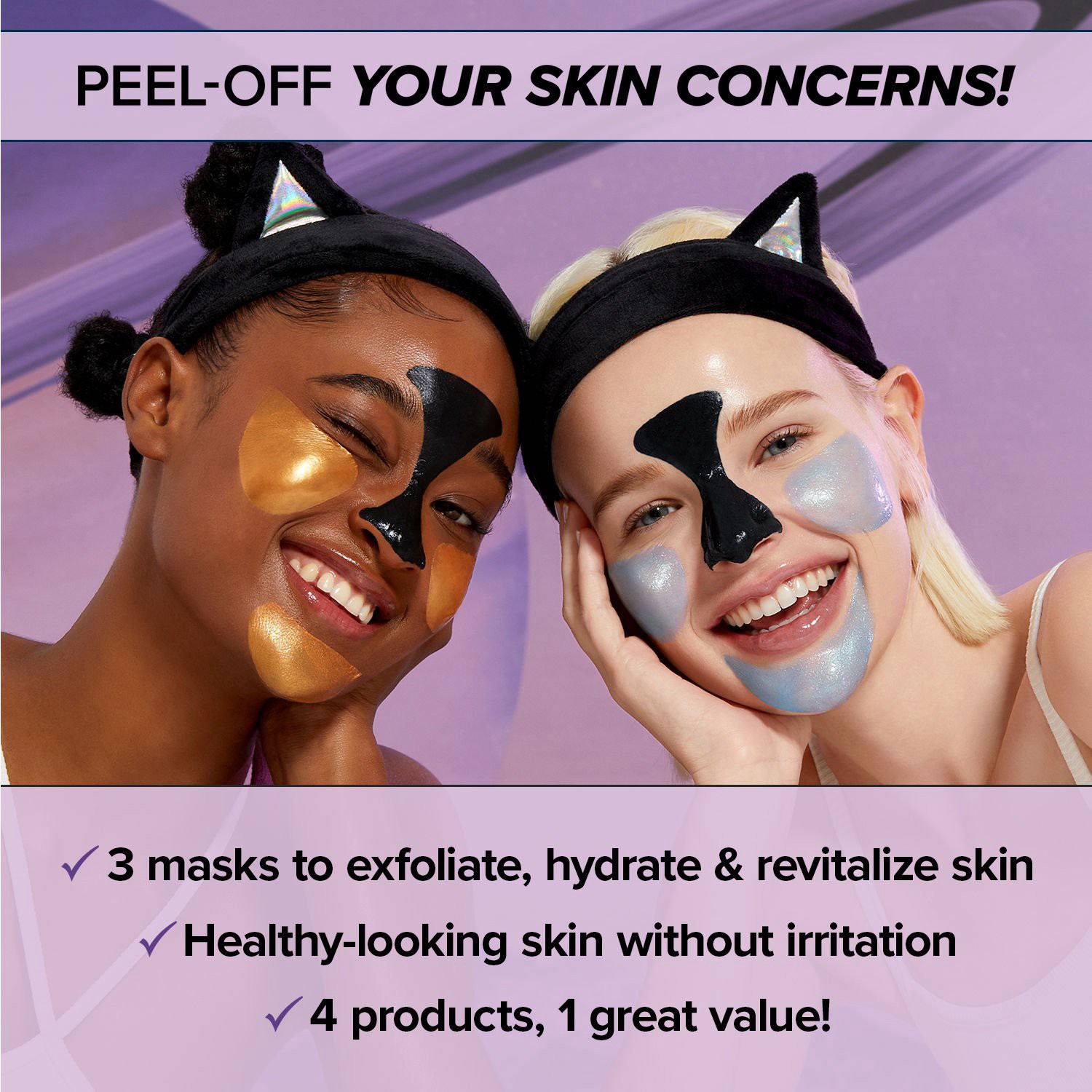 slide 2 of 4, I Dew Care Peel-Off Mask & Headband Set 1 Each, 1 ct