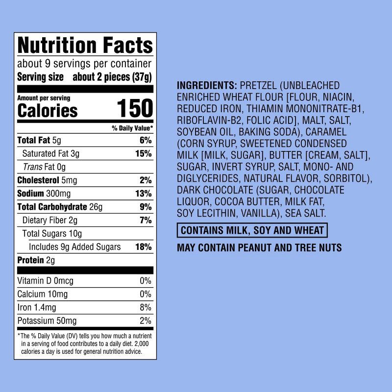 slide 4 of 4, Dark Chocolate, Caramel, Pretzel with Sea Salt Crunchy Clusters Candy Sharing Size - 12oz - Favorite Day™, 12 oz