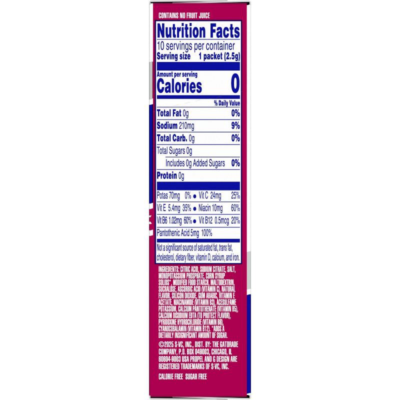 slide 5 of 11, Propel Black Cherry Sport Mix - 10pk/0.08oz Pouches, 10 ct, 0.08 oz