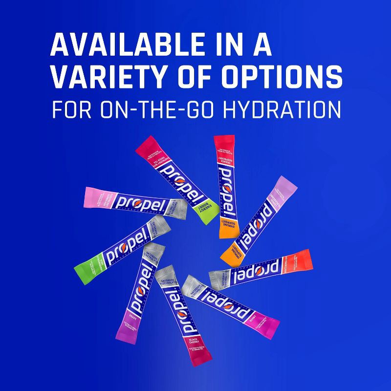 slide 6 of 11, Propel Black Cherry Sport Mix - 10pk/0.08oz Pouches, 10 ct, 0.08 oz