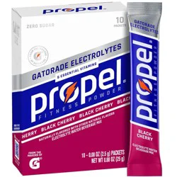 Propel Black Cherry Sport Mix - 10pk/0.08oz Pouches
