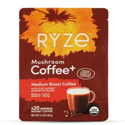 Ryze Organic Medium Roast Mushroom Coffee - 4.2 oz