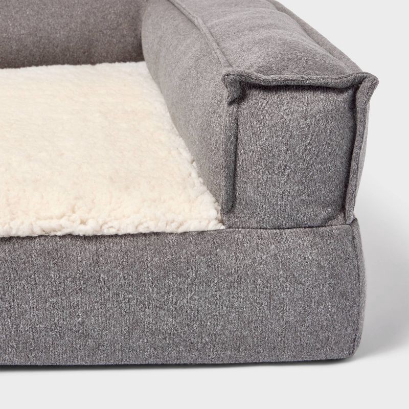 slide 3 of 3, 3-Sided Bolster Dog Bed - L - Boots & Barkley™, 1 ct