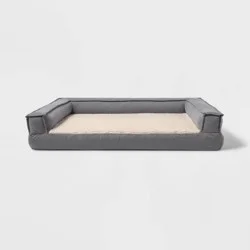 3-Sided Bolster Dog Bed - L - Boots & Barkley™