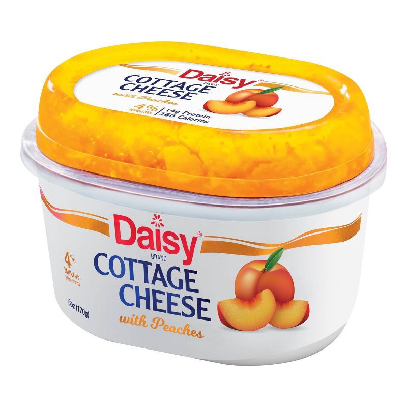 slide 6 of 6, Daisy Brand Daisy Cottage Cheese with Peaches - 6oz, 6 oz