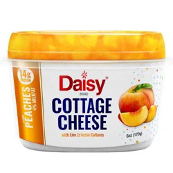Daisy Brand Daisy Cottage Cheese with Peaches - 6oz