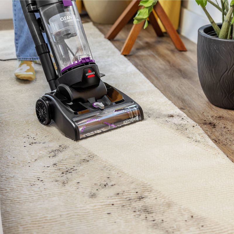 slide 3 of 6, BISSELL CleanView Compact Turbo Upright Vacuum: Bagless, Multi-Surface, Pet Hair, Lightweight, 25ft Cord, 2-Year Warranty, 1 ct