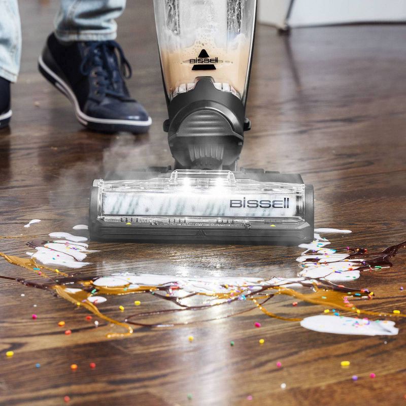 slide 2 of 6, BISSELL CrossWave HydroSteam Plus Steam Cleaner - 3515: Electric Floor Steamer, Pet Hair, LED, 25ft Cord, 828ml Tank, 25 ft, 828 ml