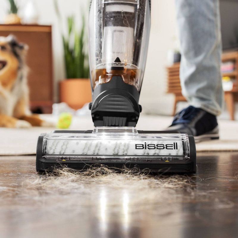 slide 3 of 6, BISSELL CrossWave HydroSteam Plus Steam Cleaner - 3515: Electric Floor Steamer, Pet Hair, LED, 25ft Cord, 828ml Tank, 25 ft, 828 ml
