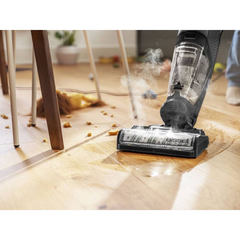 slide 4 of 6, BISSELL CrossWave HydroSteam Plus Steam Cleaner - 3515: Electric Floor Steamer, Pet Hair, LED, 25ft Cord, 828ml Tank, 25 ft, 828 ml