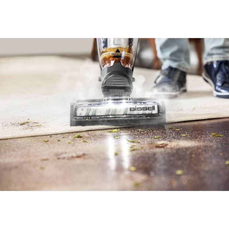 slide 5 of 6, BISSELL CrossWave HydroSteam Plus Steam Cleaner - 3515: Electric Floor Steamer, Pet Hair, LED, 25ft Cord, 828ml Tank, 25 ft, 828 ml
