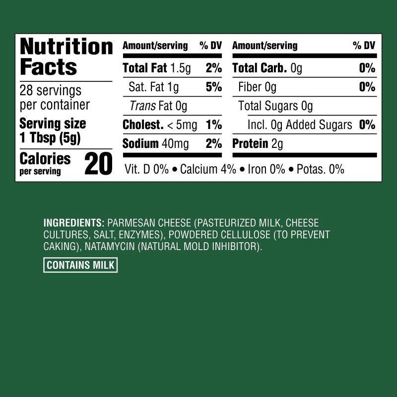 slide 4 of 4, Shredded Parmesan Cheese Cup - 5oz - Good & Gather™, 5 oz