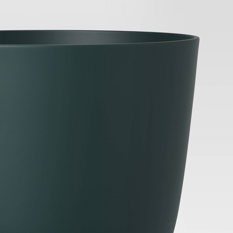 slide 4 of 4, Self-Watering Plastic Indoor Outdoor Planter Pot Fern Shower 8"x8" - Room Essentials™: Durable, Fade-Resistant Patio Accessory, 1 ct