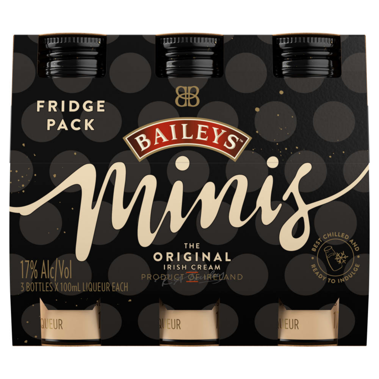 slide 4 of 5, Bailey's Minis The Original Irish Cream Liqueur, 100 mL (3 Pack), 100 ml