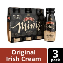Bailey's Minis The Original Irish Cream Liqueur, 100 mL (3 Pack)
