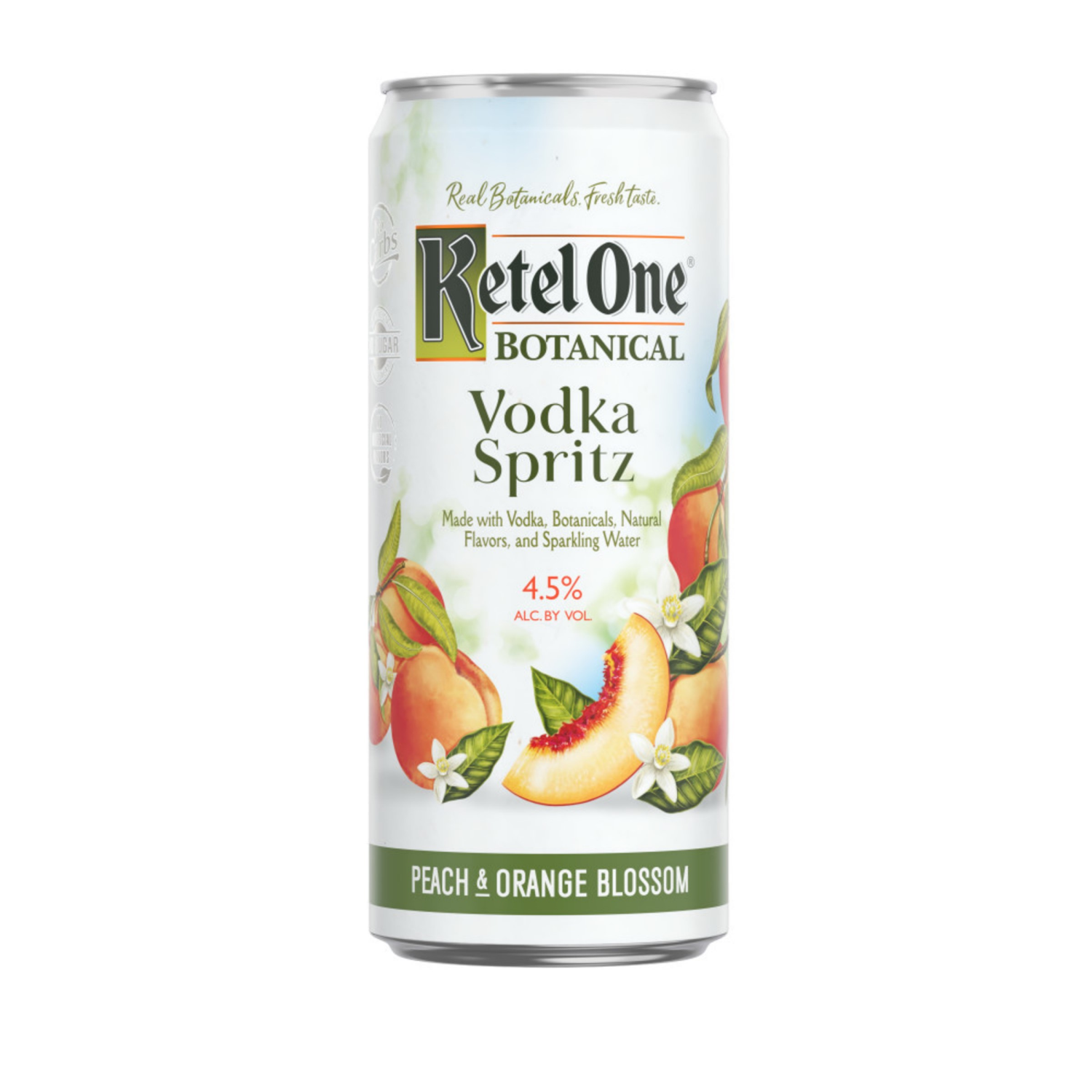slide 4 of 4, Ketel One Botanical Vodka Spritz Peach & Orange Blossom, 12 fl oz, 4 ct; 355 ml