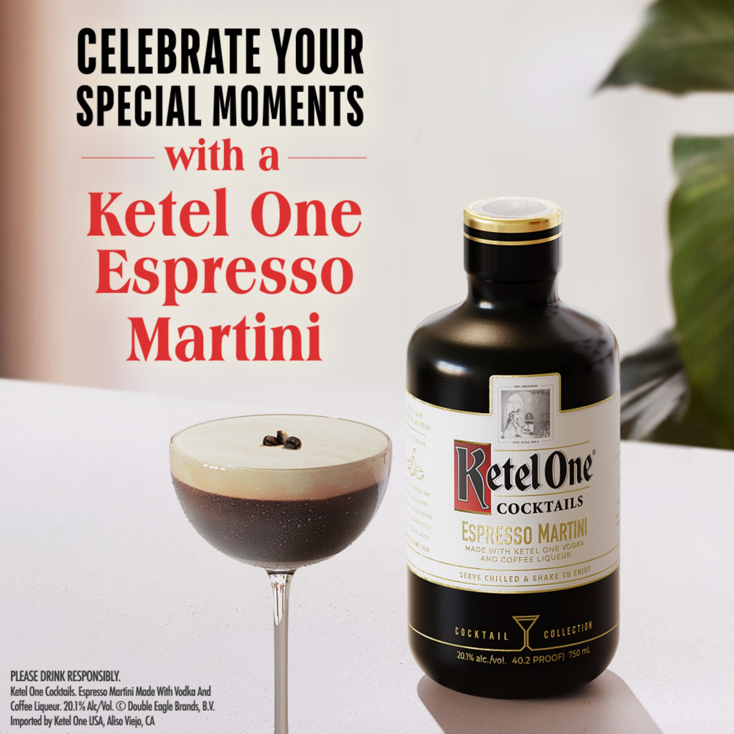 slide 2 of 4, Ketel One Espresso Martini Cocktail (Made with Ketel One Vodka), 375 mL, 375 ml
