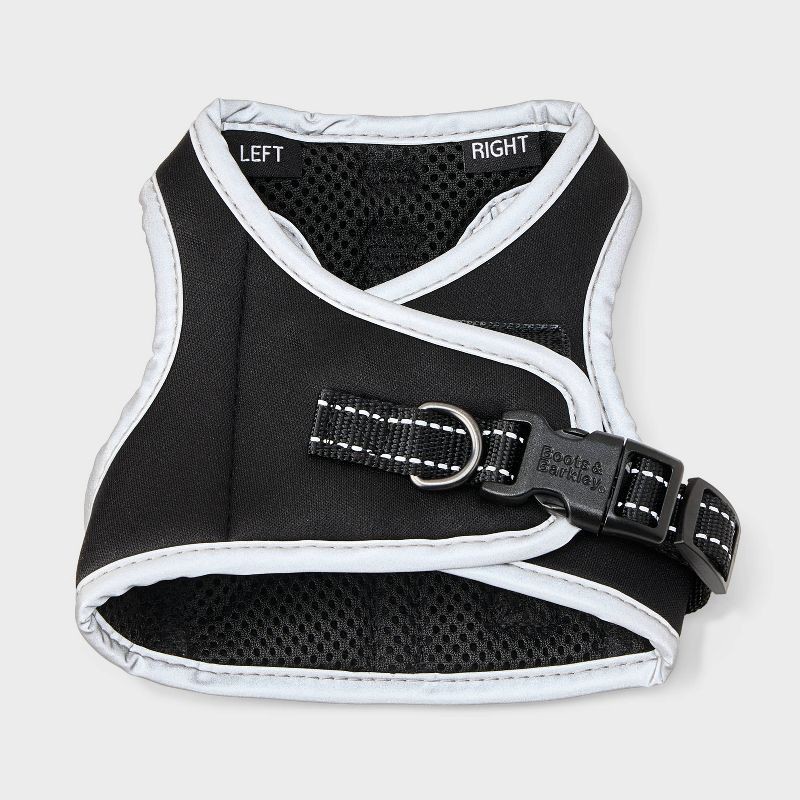 slide 3 of 3, Ultimate Reflective and Adjustable Dog Harness - Black - XS - Boots & Barkley™, 1 ct
