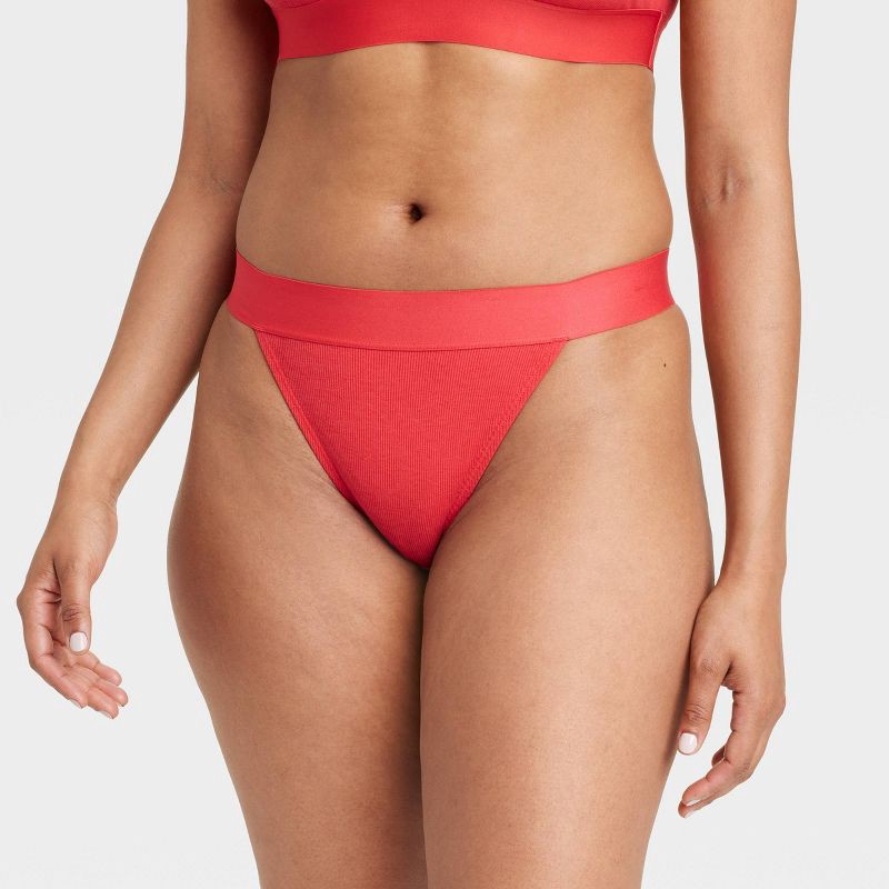 Women's 4-Way Stretch Cotton Cheeky Underwear - Auden™ Berry Red S - Yahoo  Shopping