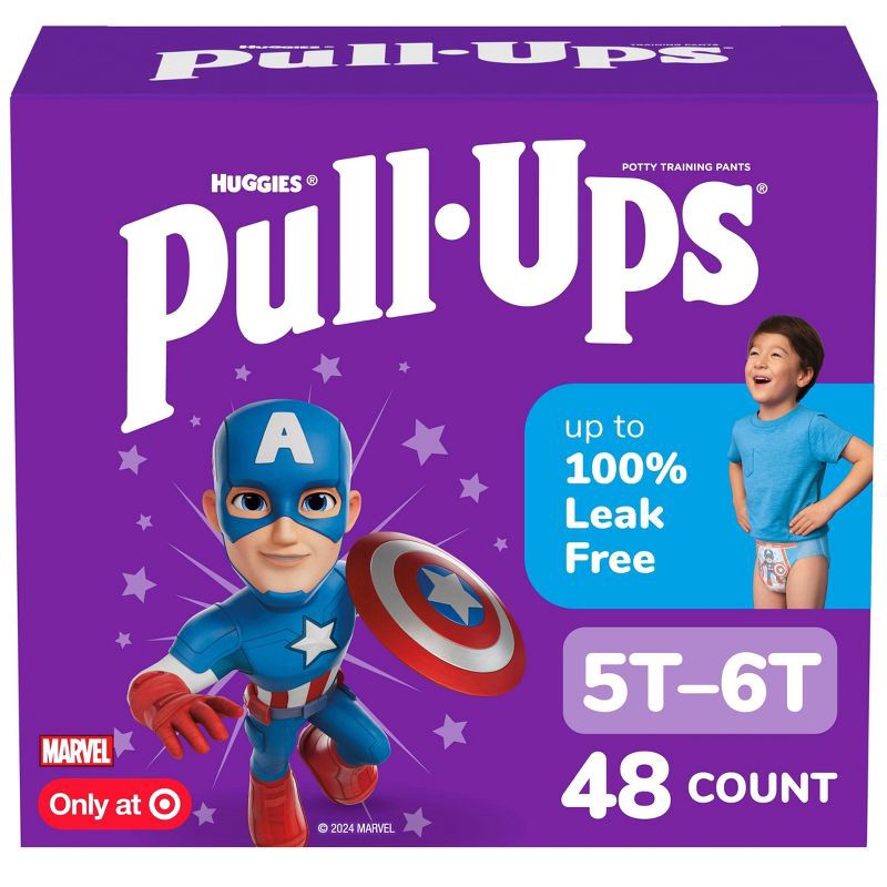 slide 1 of 13, Pull-Ups Boys' Learning Designs Training Pants - 5T-6T - 48ct, 48 ct