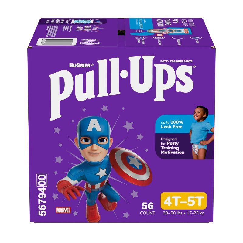 slide 2 of 14, Pull-Ups Boys' Learning Designs Training Pants - 4T-5T - 56ct, 56 ct