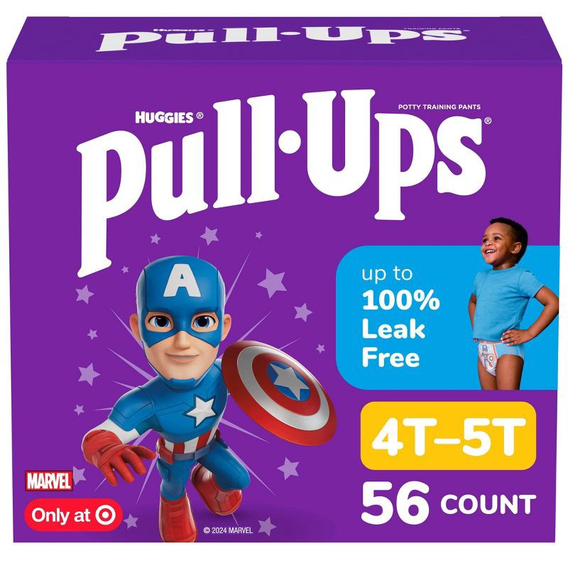 slide 1 of 14, Pull-Ups Boys' Learning Designs Training Pants - 4T-5T - 56ct, 56 ct