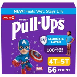 Pull-Ups Boys' Potty Training Pants - 4T-5T - 56ct