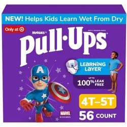 Pull-Ups Boys' Potty Training Pants - 4T-5T - 56ct