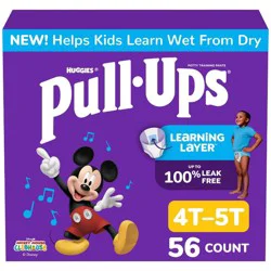 Pull-Ups Boys' Potty Training Pants - 4T-5T - 56ct