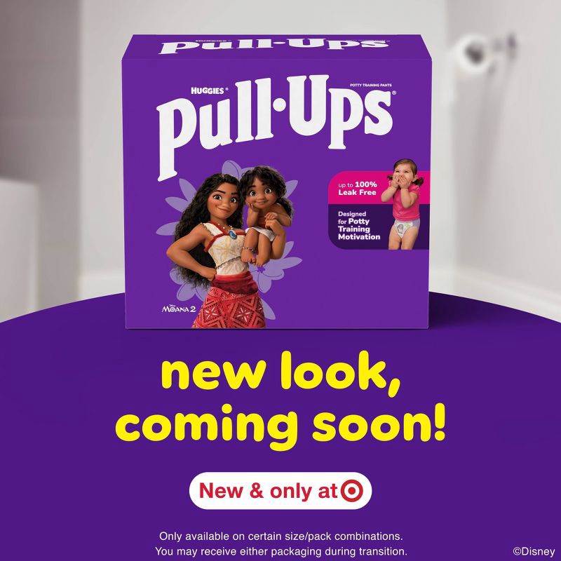 slide 4 of 13, Pull-Ups Girls' Learning Designs Training Pants- Size 4T-5T - 56ct, 56 ct