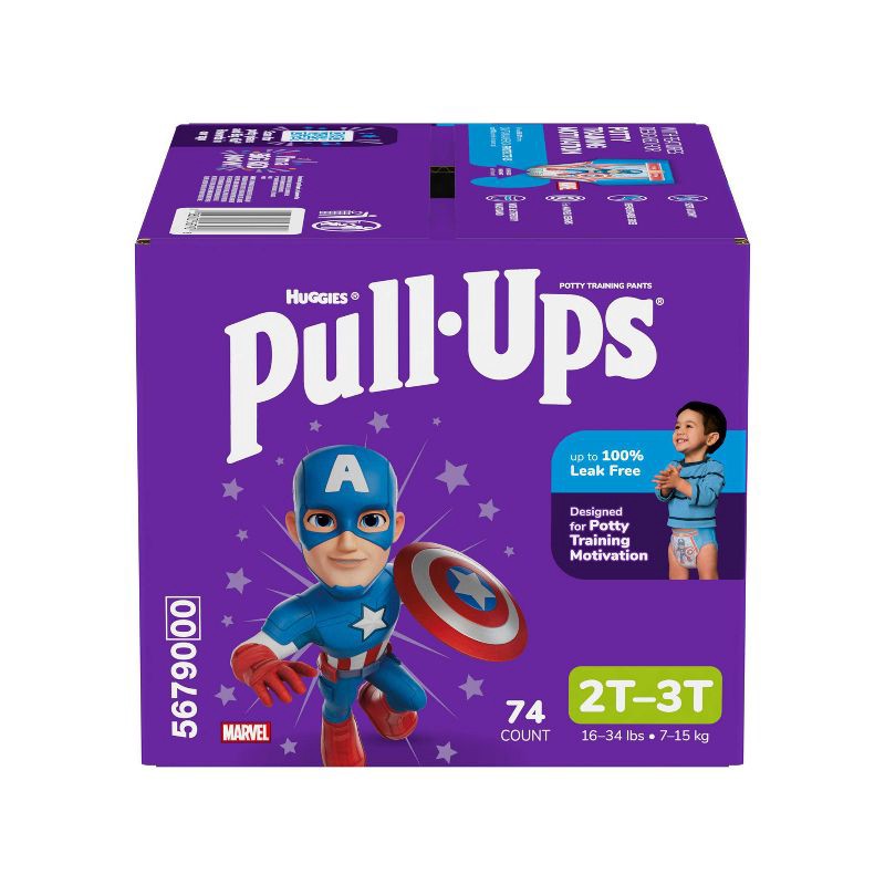 slide 2 of 14, Pull-Ups Boys' Learning Designs Training Pants - 2T-3T - 74ct, 74 ct