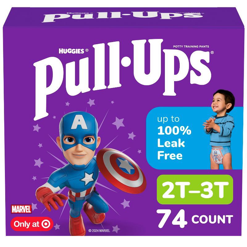 slide 1 of 14, Pull-Ups Boys' Learning Designs Training Pants - 2T-3T - 74ct, 74 ct