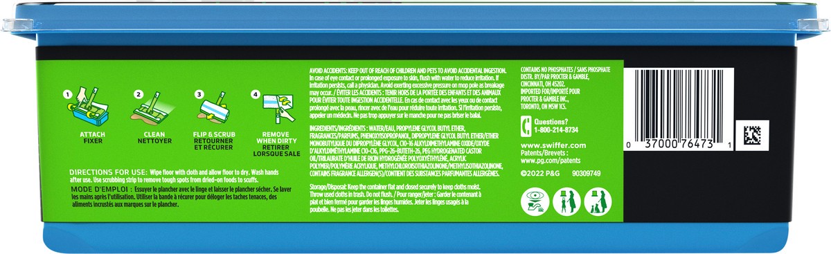 slide 3 of 7, Swiffer Heavy Duty Mop Wet Multi-Surface Cloth Refills for Floor Mopping and Cleaning, Lavender Scent, 20 count, 20 ct