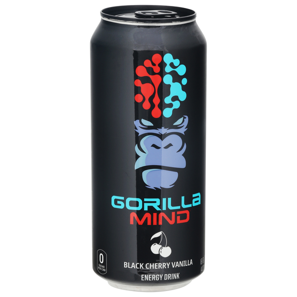 slide 1 of 9, Gorilla Mind Blk Cherry Van, 16 oz