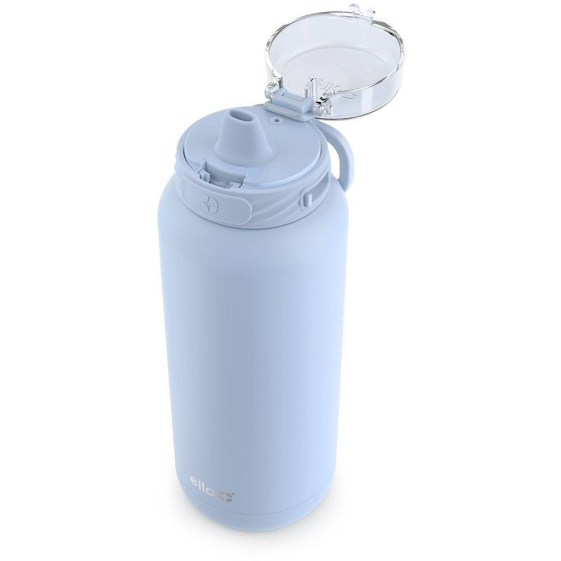 slide 2 of 6, Ello Cooper 32oz Stainless Steel Water Bottle - Light Blue: BPA-Free, Reusable, Hand Wash, Cold Beverages, All Ages, 32 oz