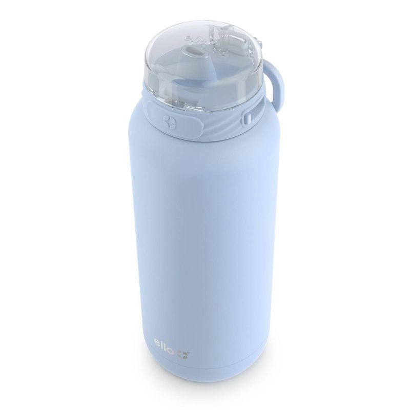 slide 1 of 6, Ello Cooper 32oz Stainless Steel Water Bottle - Light Blue: BPA-Free, Reusable, Hand Wash, Cold Beverages, All Ages, 32 oz